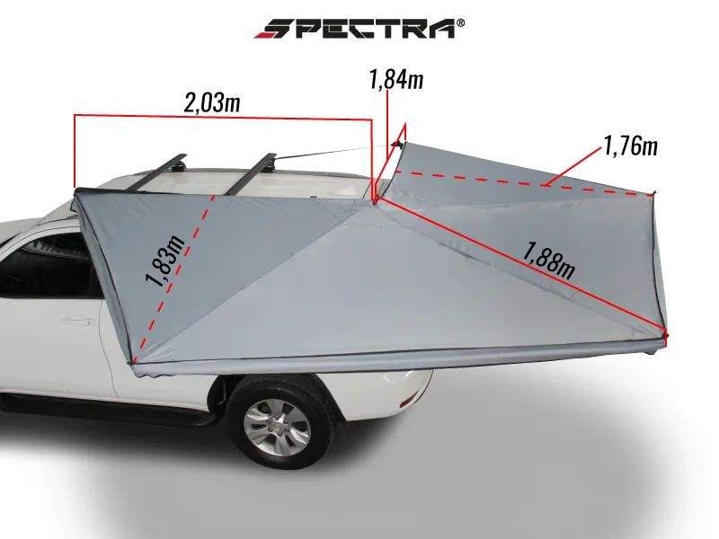 Toldo Murcielago Spectra 270 grados