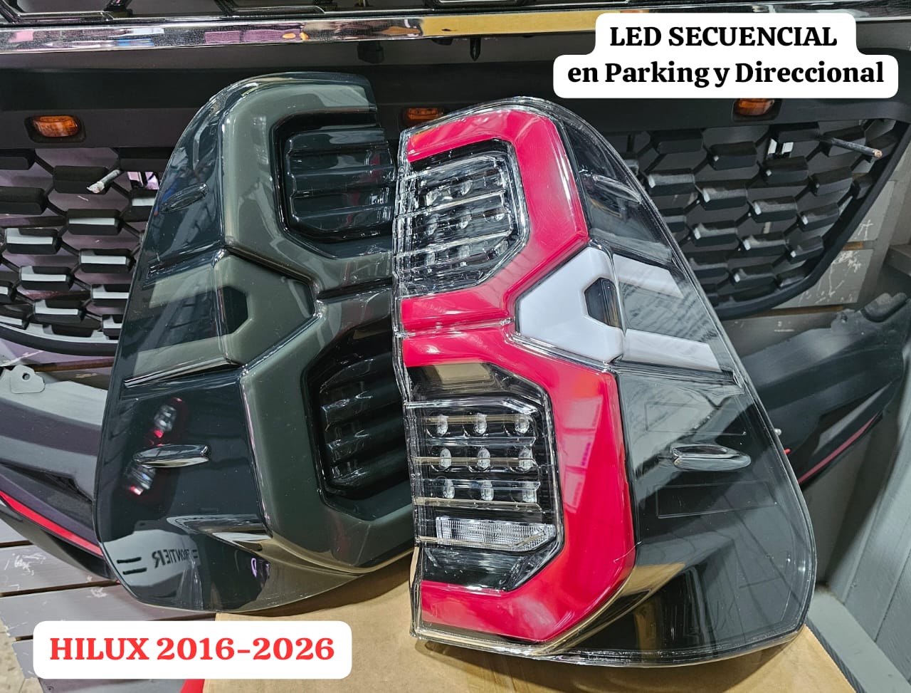 Stop TRANSPARENTE Toyota Hilux REVO/ROCCO