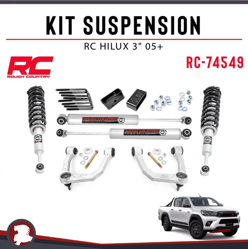 Suspension Rough Country 3.5" para Hilux 2005-2025
