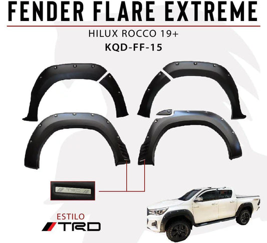 Fender flare Xtreme Hilux Rocco 2019+