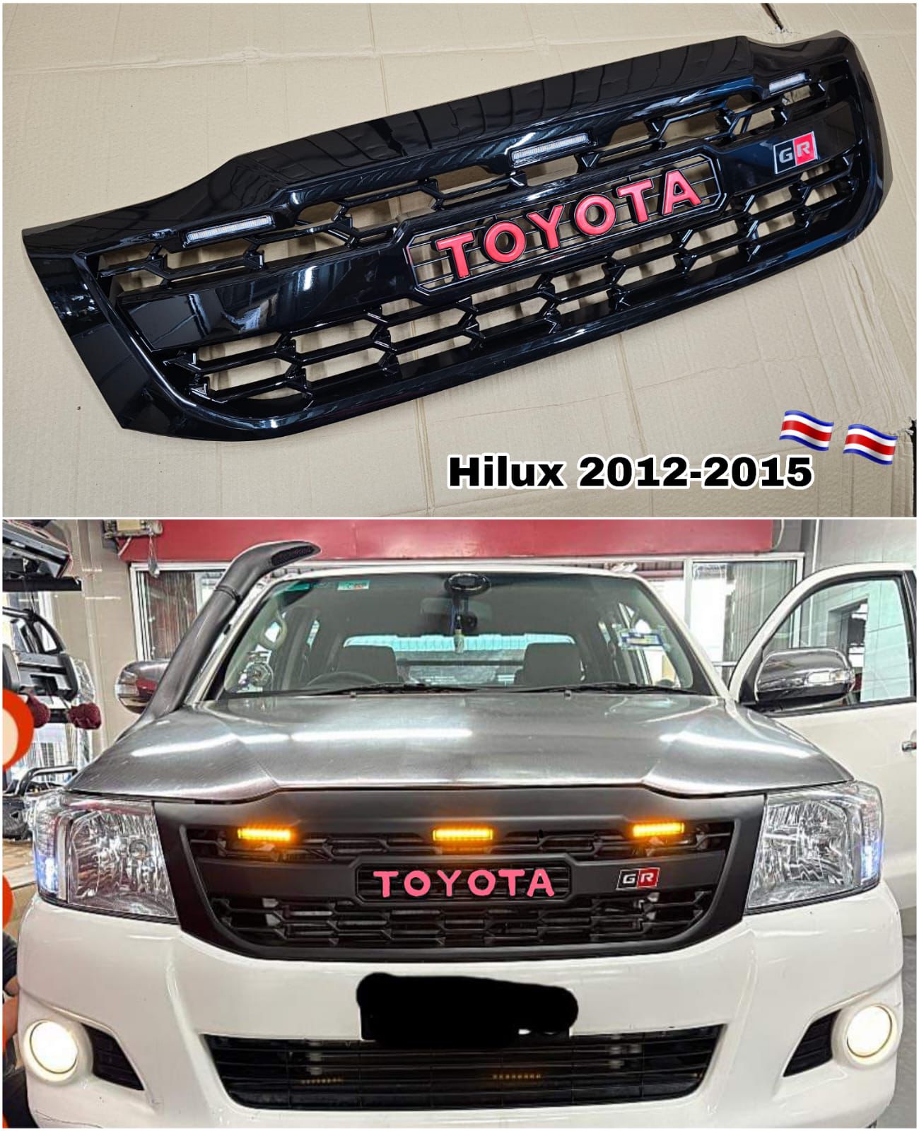 Parrilla GAZOO RACING Toyota Hilux 2012-2016