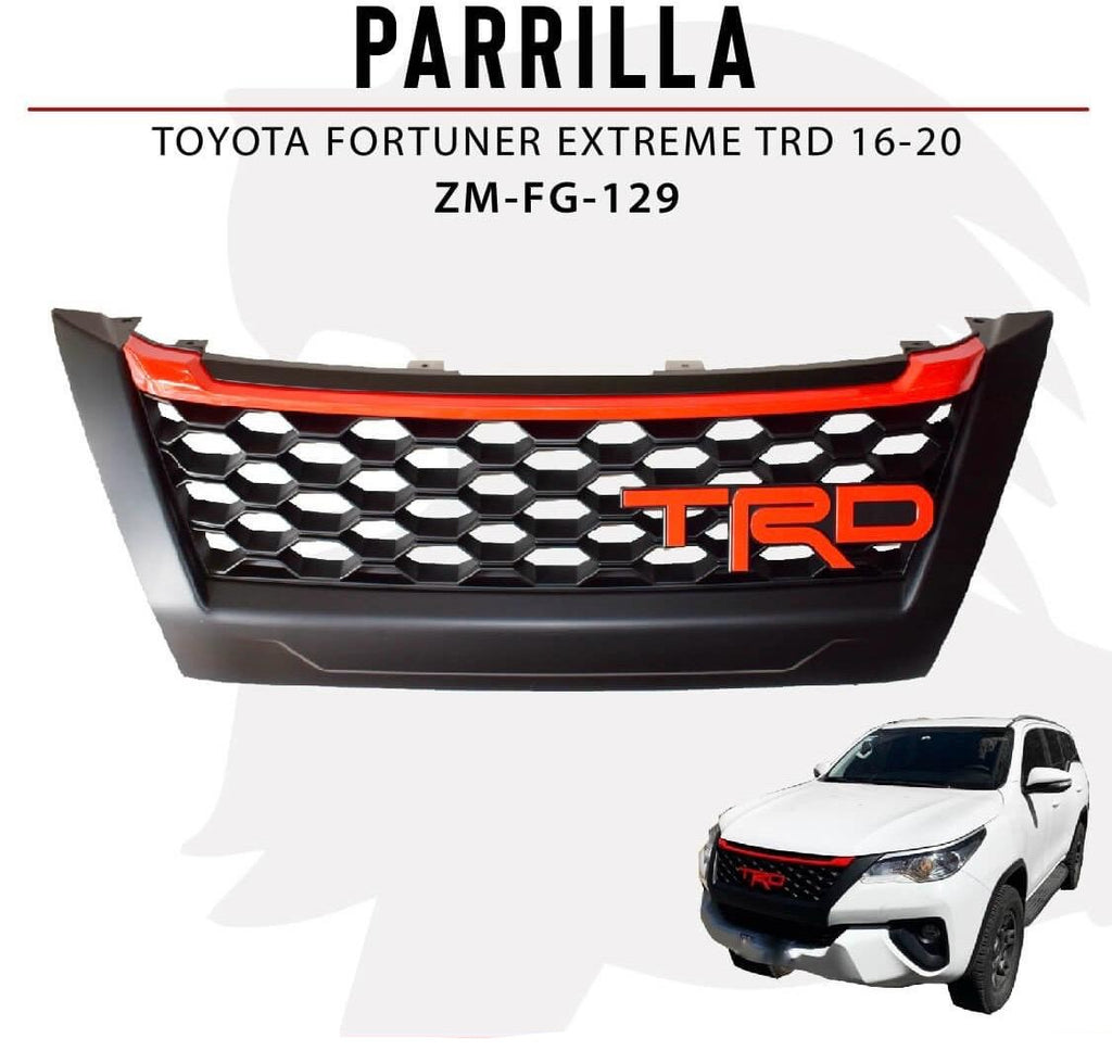 Parrilla TRD Toyota Fortuner 2016-2020