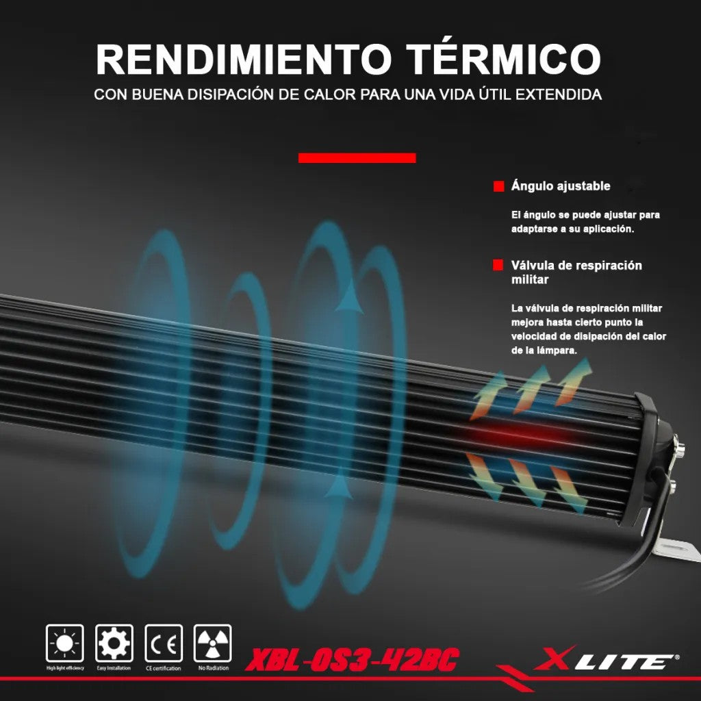 Barra LED BICOLOR X-LITE 3 LÍNEAS 32"