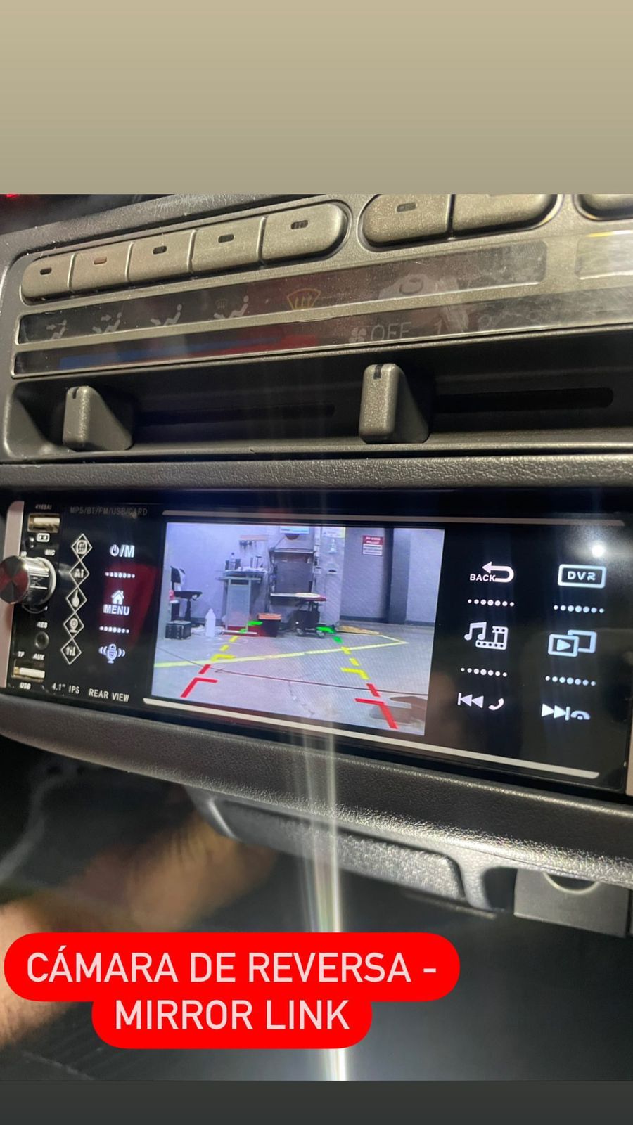 Radio 1 din con pantalla 4"