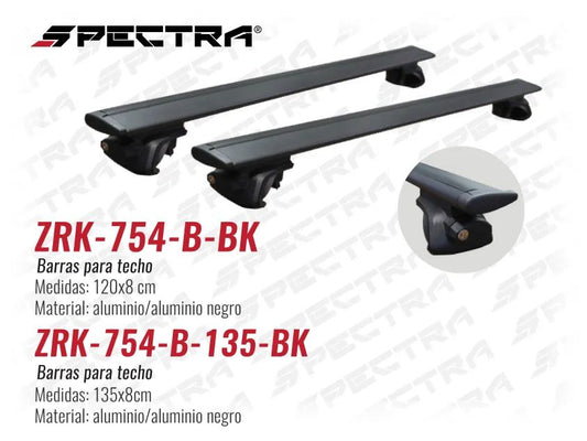 Racks Spectra para riel abierto